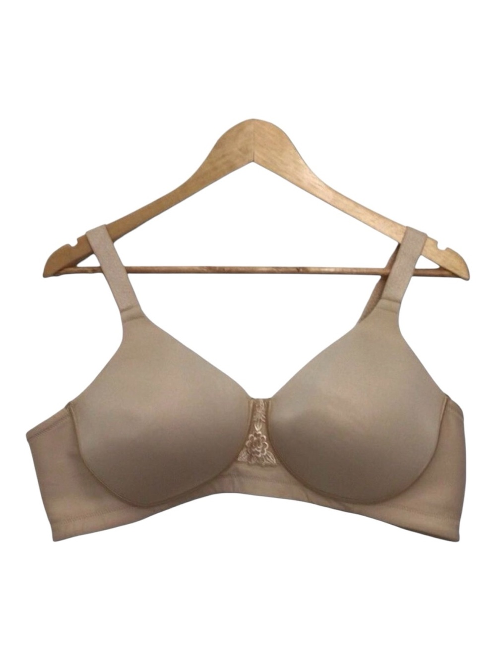VANITY Fair full coverage bra size 44c nude wireless tan beige